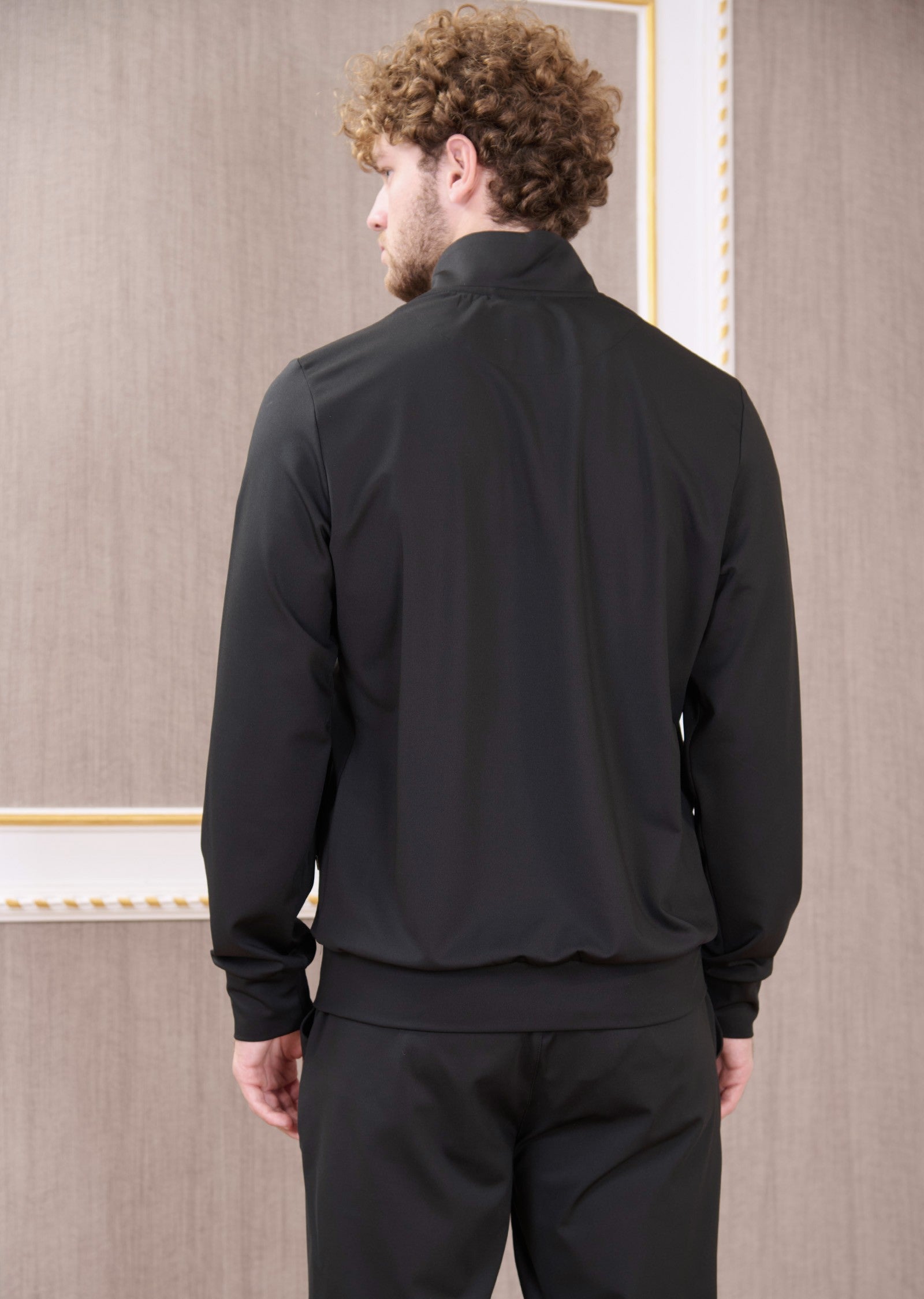 Black Piping Details 2-pcs Tracksuit